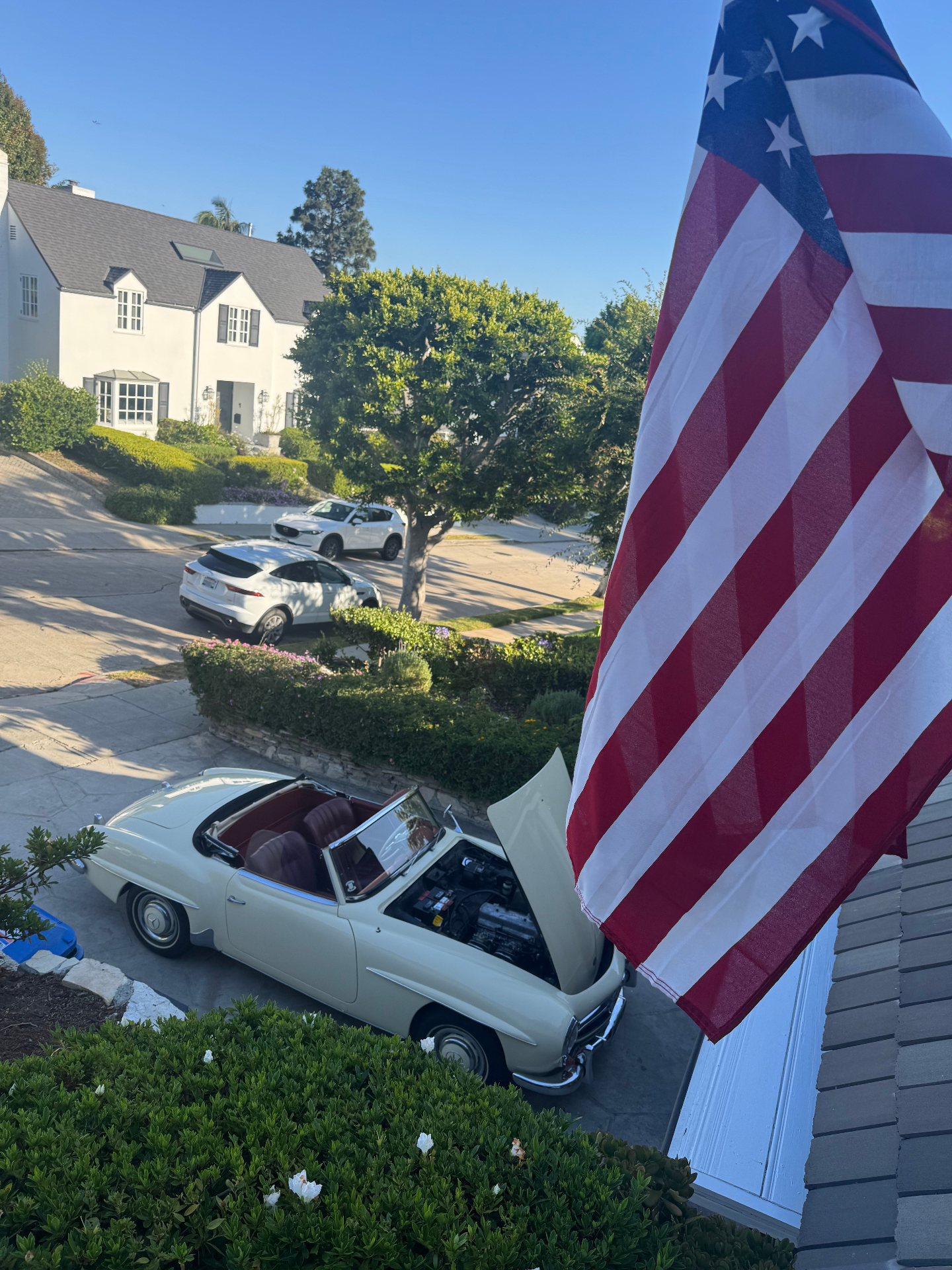 Mercedes 190 SL service in Los Angeles